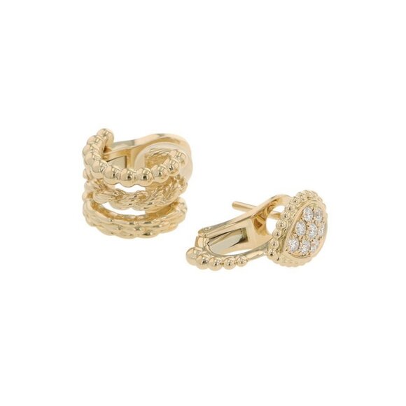 Boucheron Serpent Bohème Asymmetrical Clip Earring Size Extra Small 18K Yel... - Picture 12 of 13